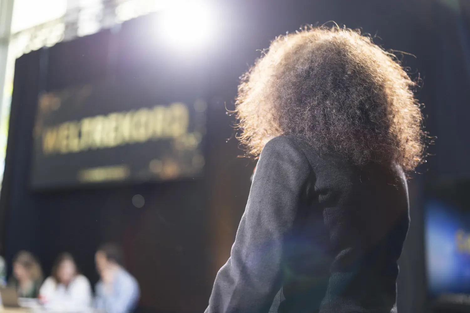 Saya in space - eine Rede halten